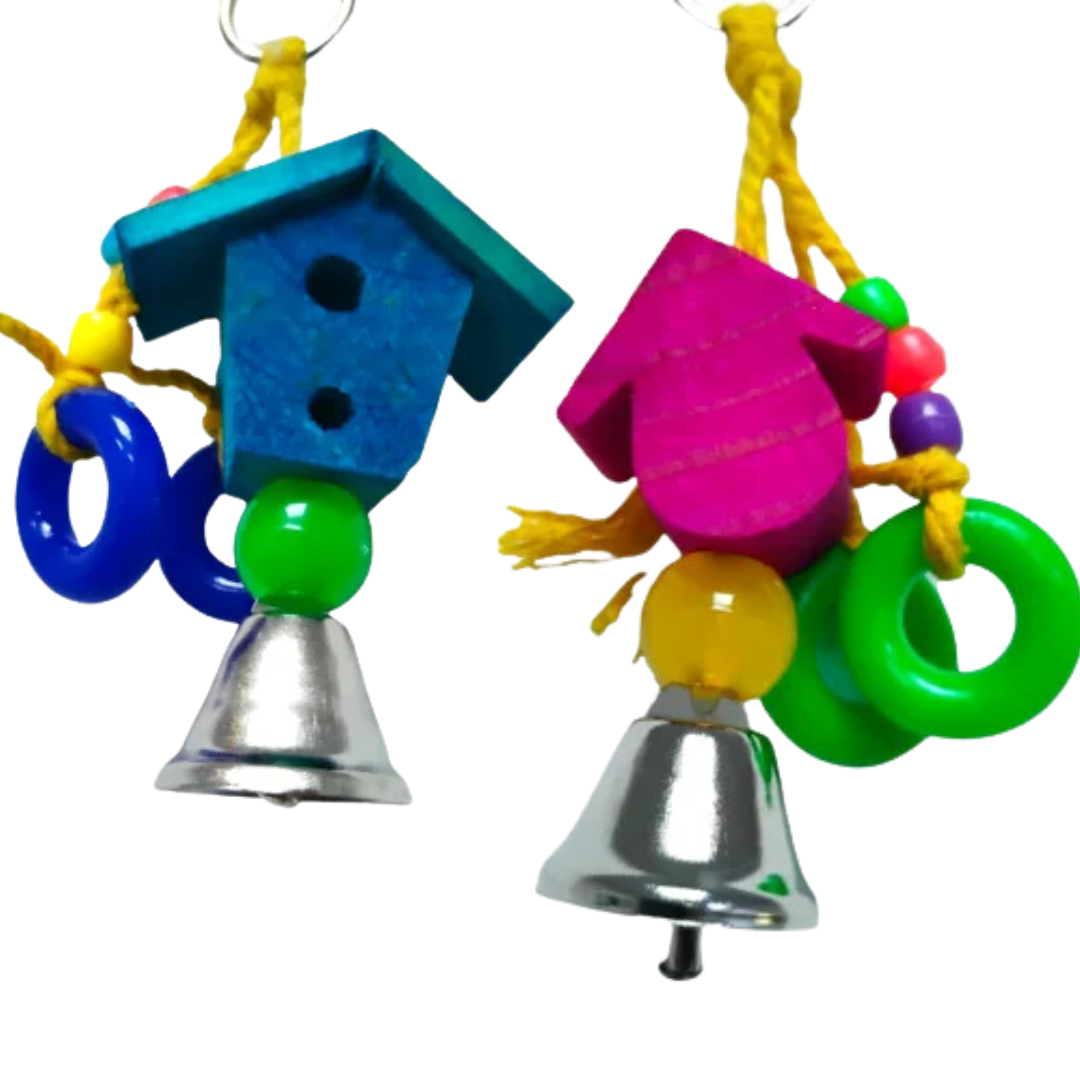 The Mini Marvel House Chew Toy/Cage Decor Piece (Pink)