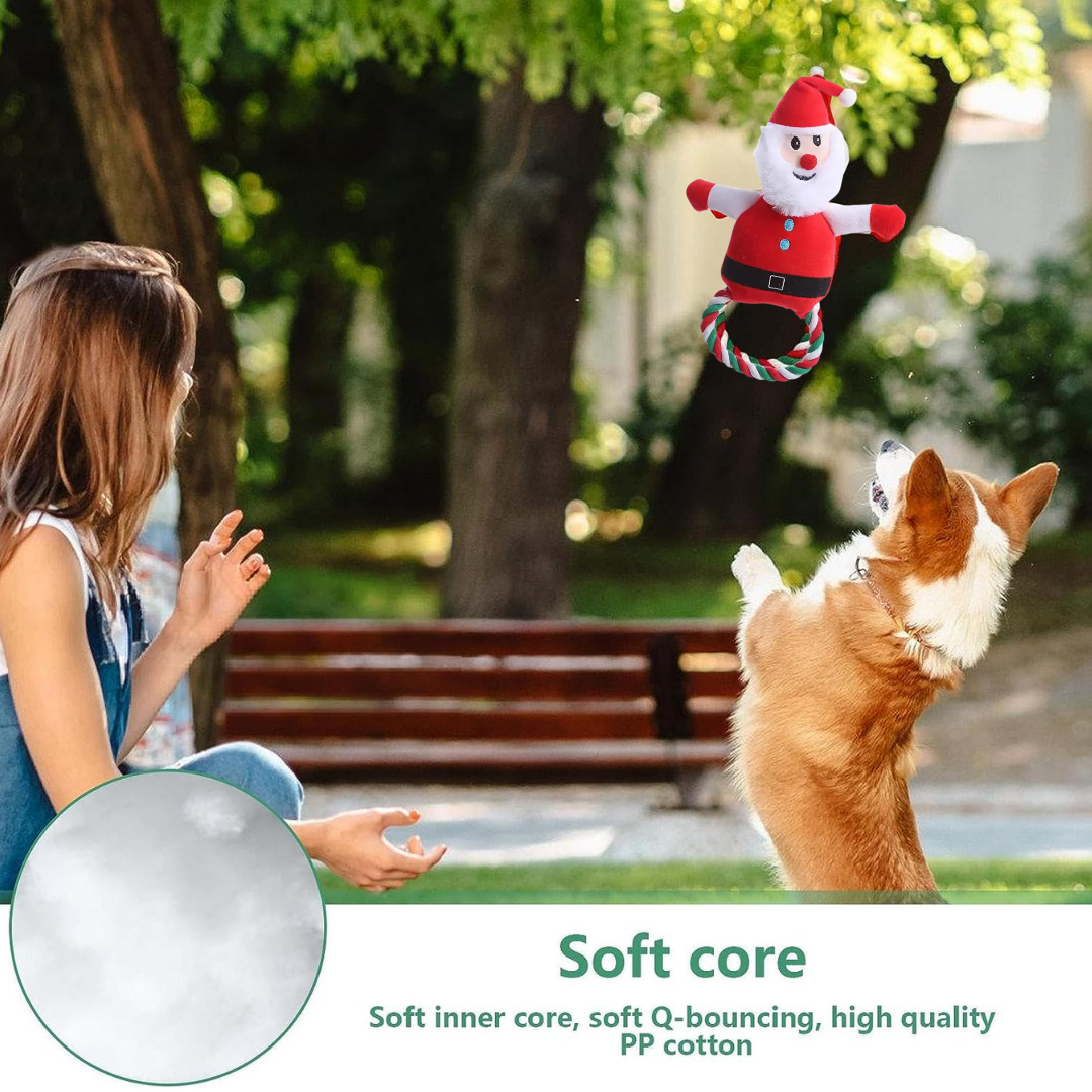 Plush Rope Father Christmas Toy
