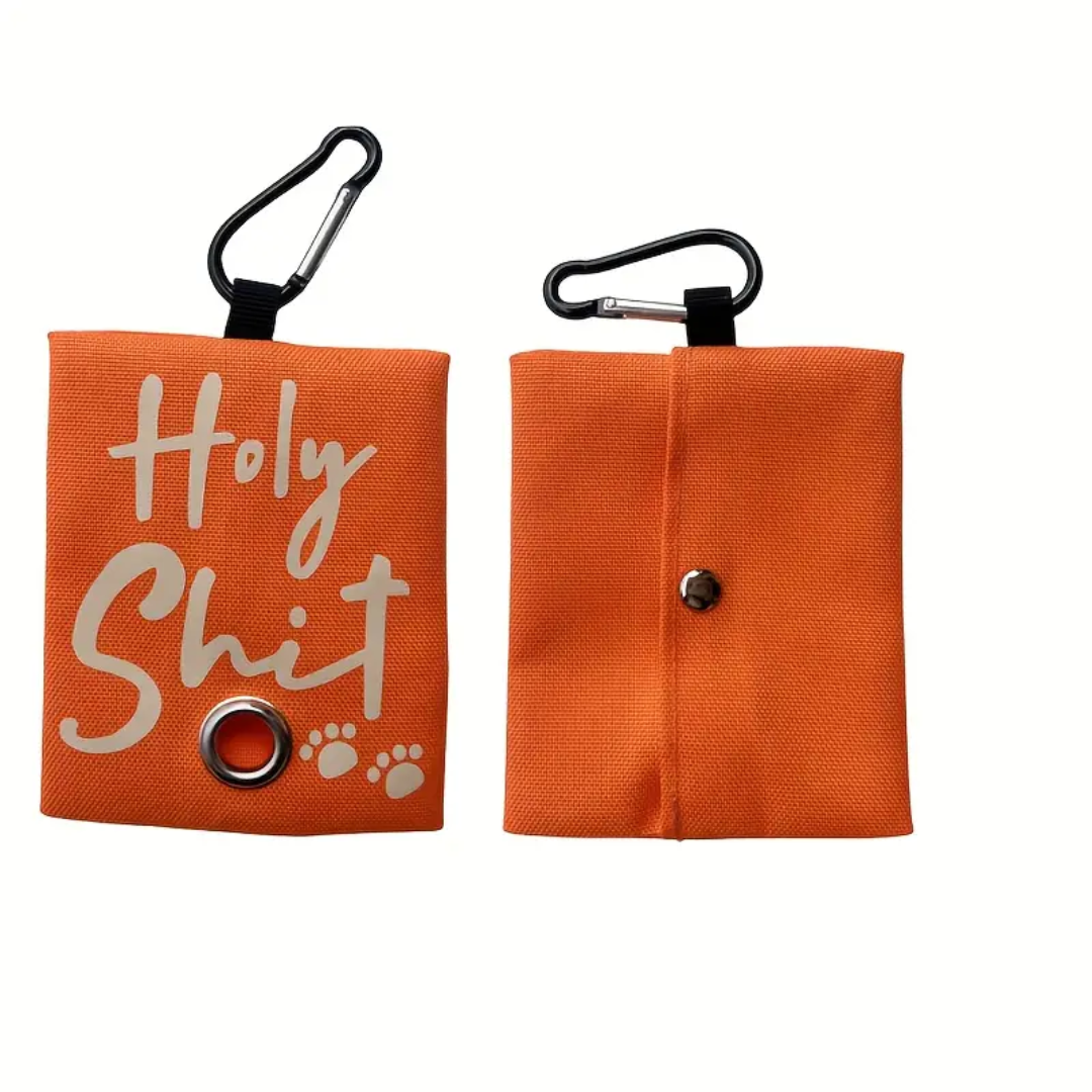 Holy Sh*t Poo Bag Holder with a Free Poo Bag