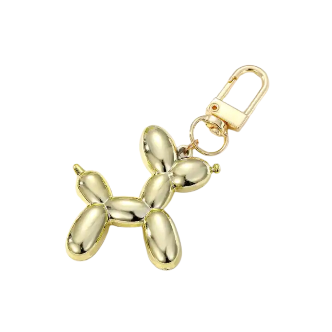 Peepsary : Balloon Dog Keychain: For all our Pet Lovers! (Gold)