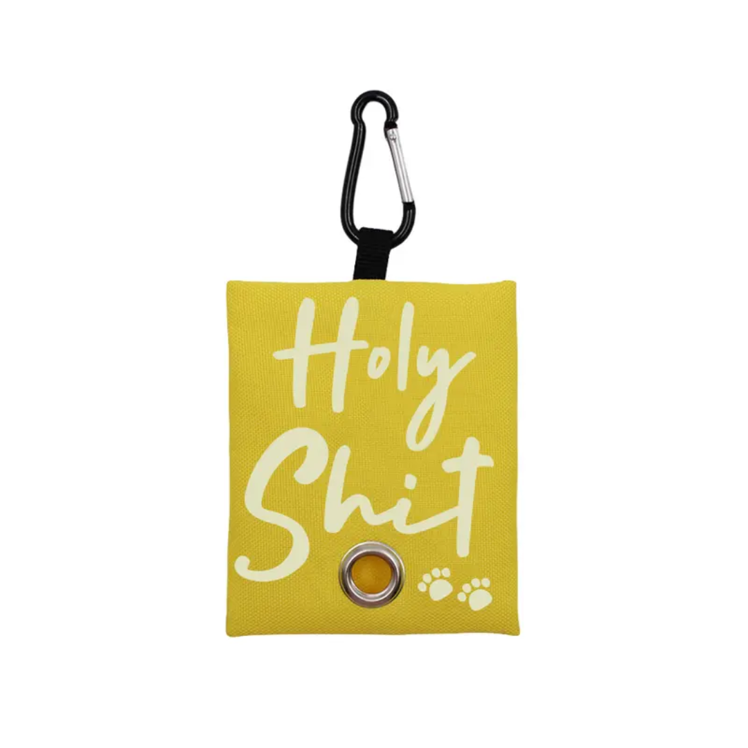 Holy Sh*t Poo Bag Holder with a Free Poo Bag