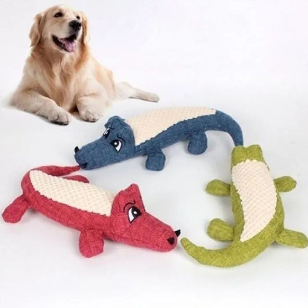 Crocodile Dog Plush Toy
