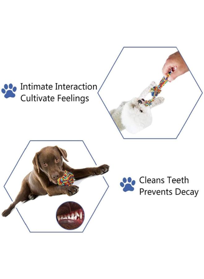 PETSARY 4-Pack: Dental Chew Ropes for Happy Pups!