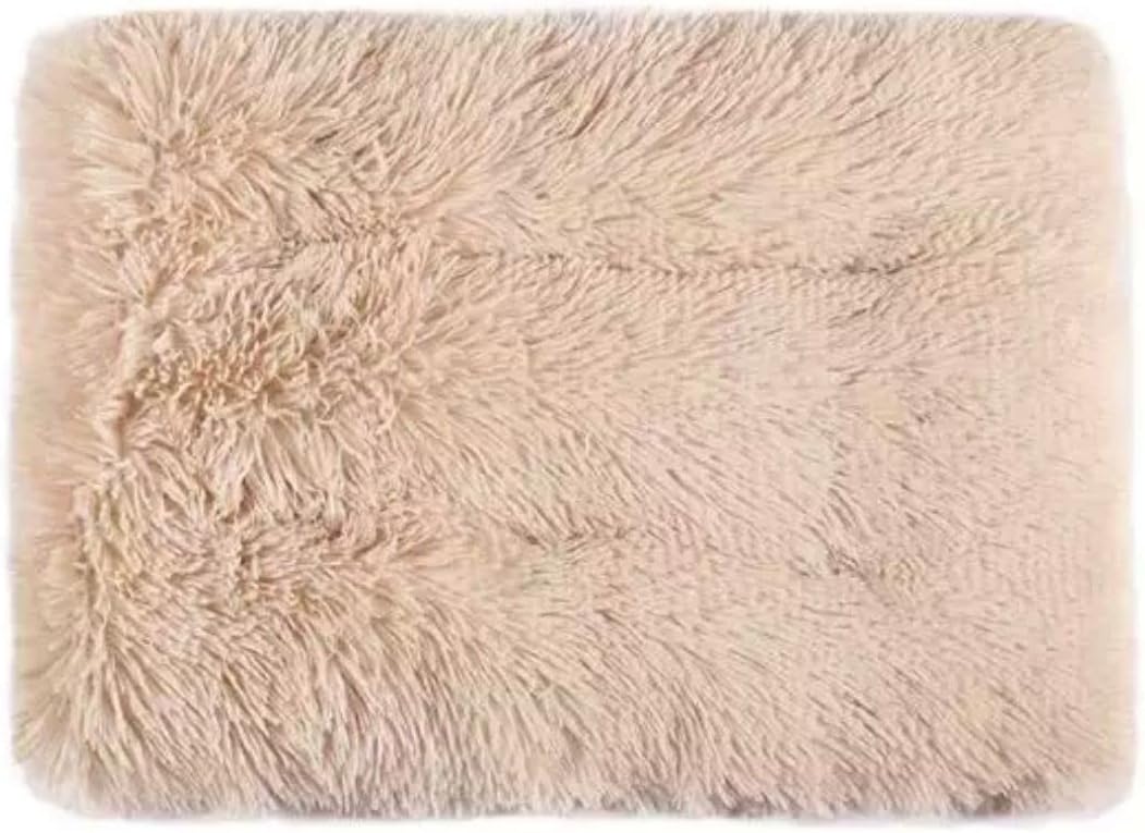 Stylish XL Calming Bed: Washable Plush Comfort (125x80 cm)