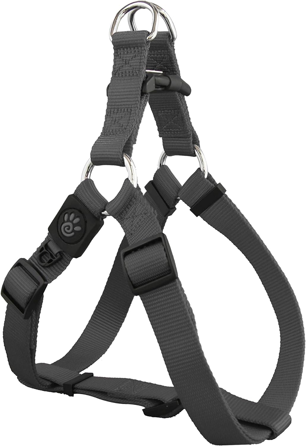 PETSARY XL Heavy Duty Dog Safety Harness | Breathable Chest Vest (Grey)