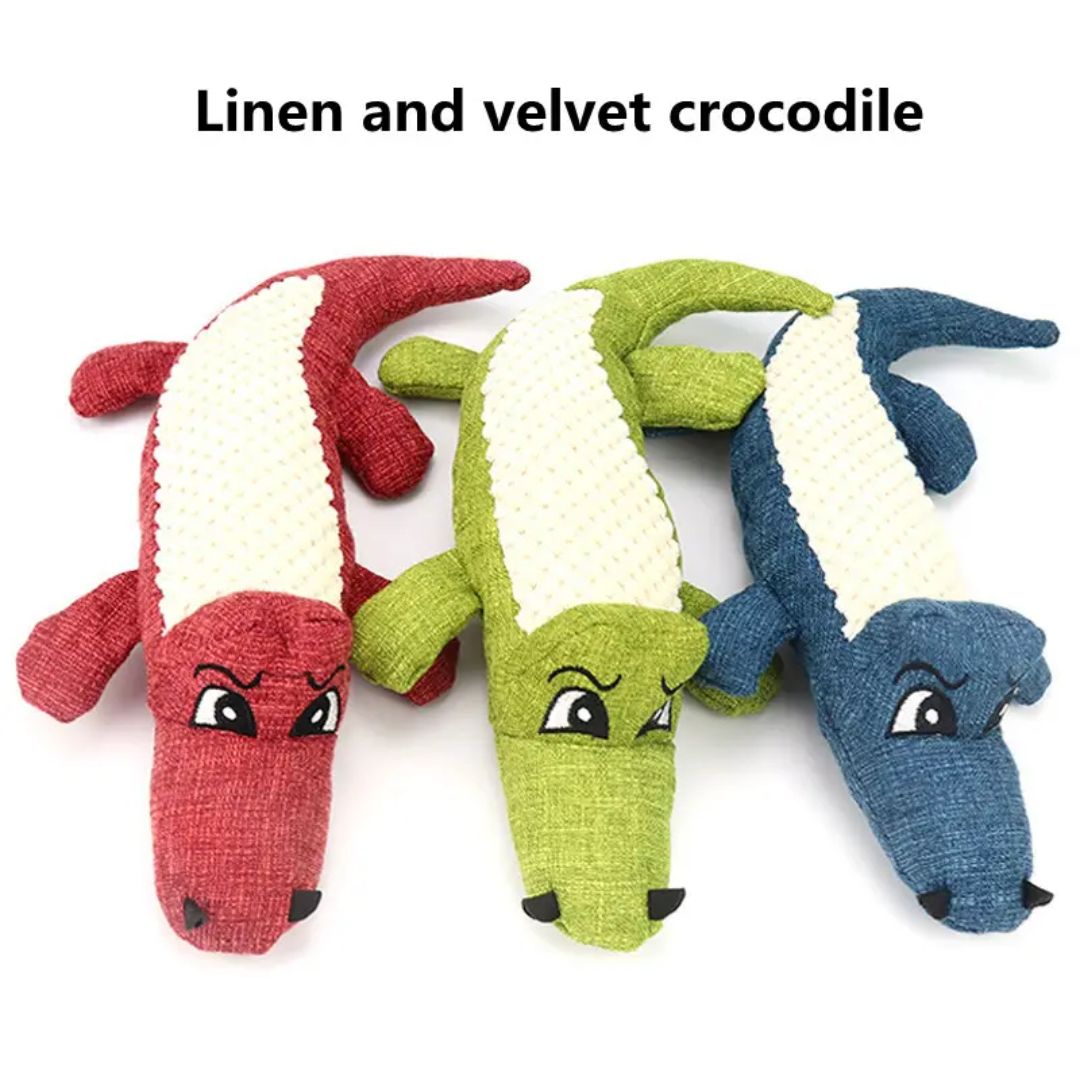 Crocodile Dog Plush Toy