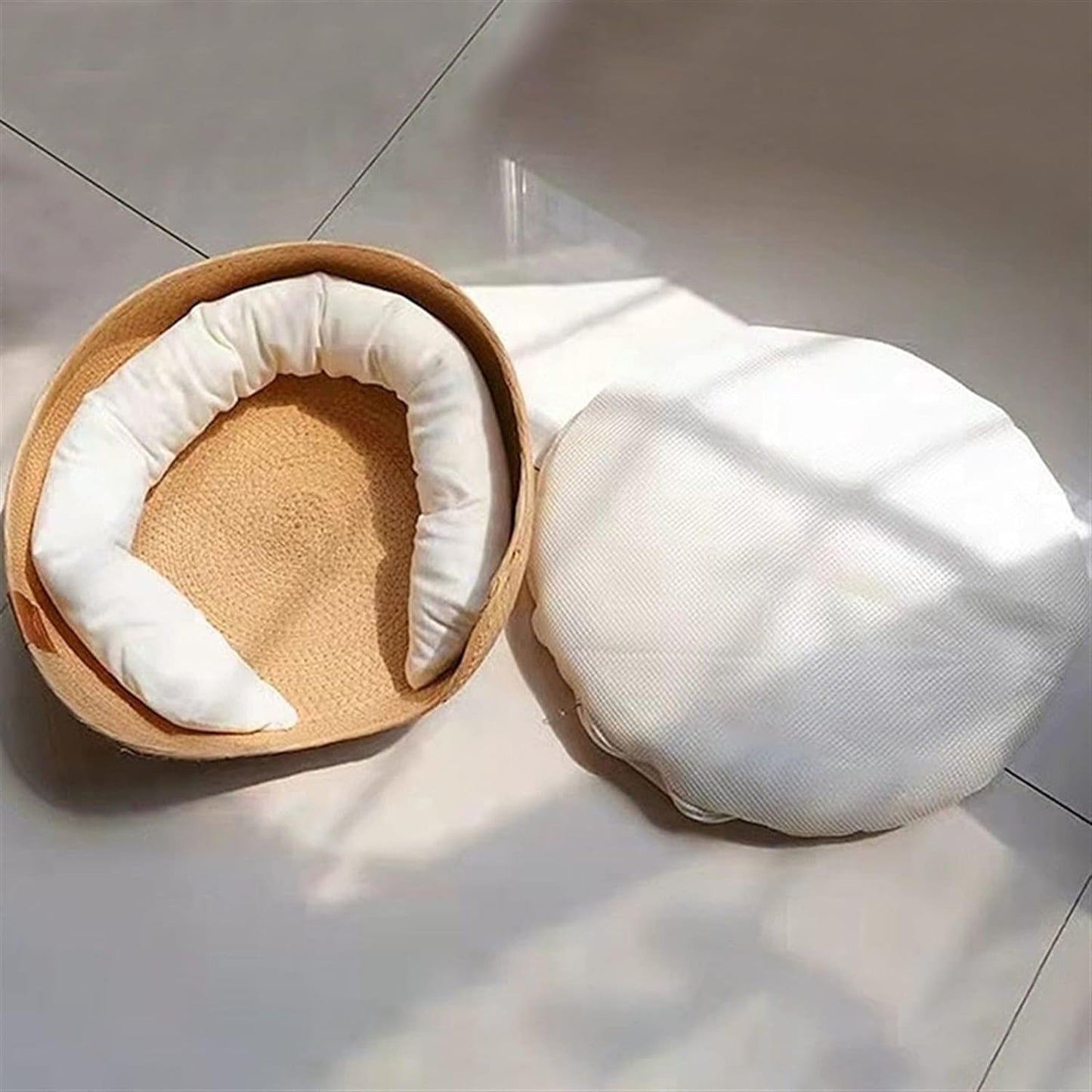 rattan cat bed