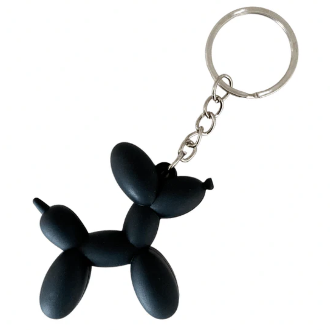 Peepsary : Balloon Dog Keychain: For all our Pet Lovers! (Black)