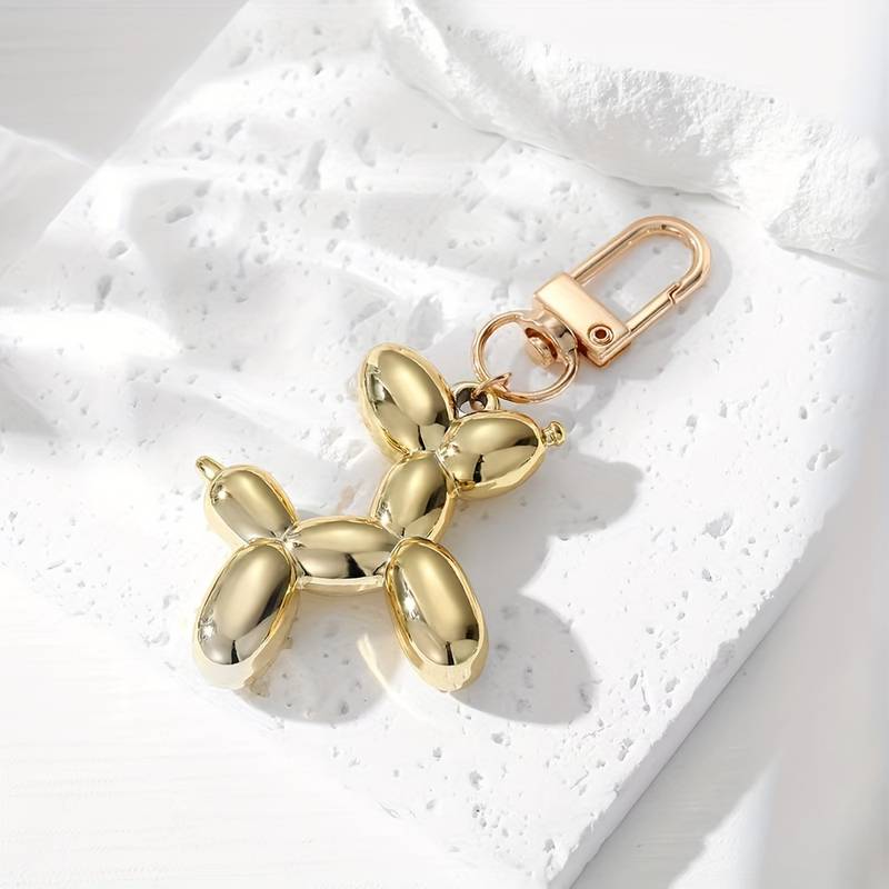 Peepsary : Balloon Dog Keychain: For all our Pet Lovers! (Gold)
