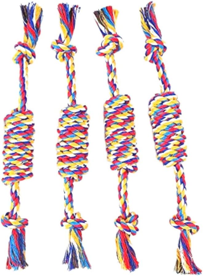 PETSARY 4-Pack: Dental Chew Ropes for Happy Pups!