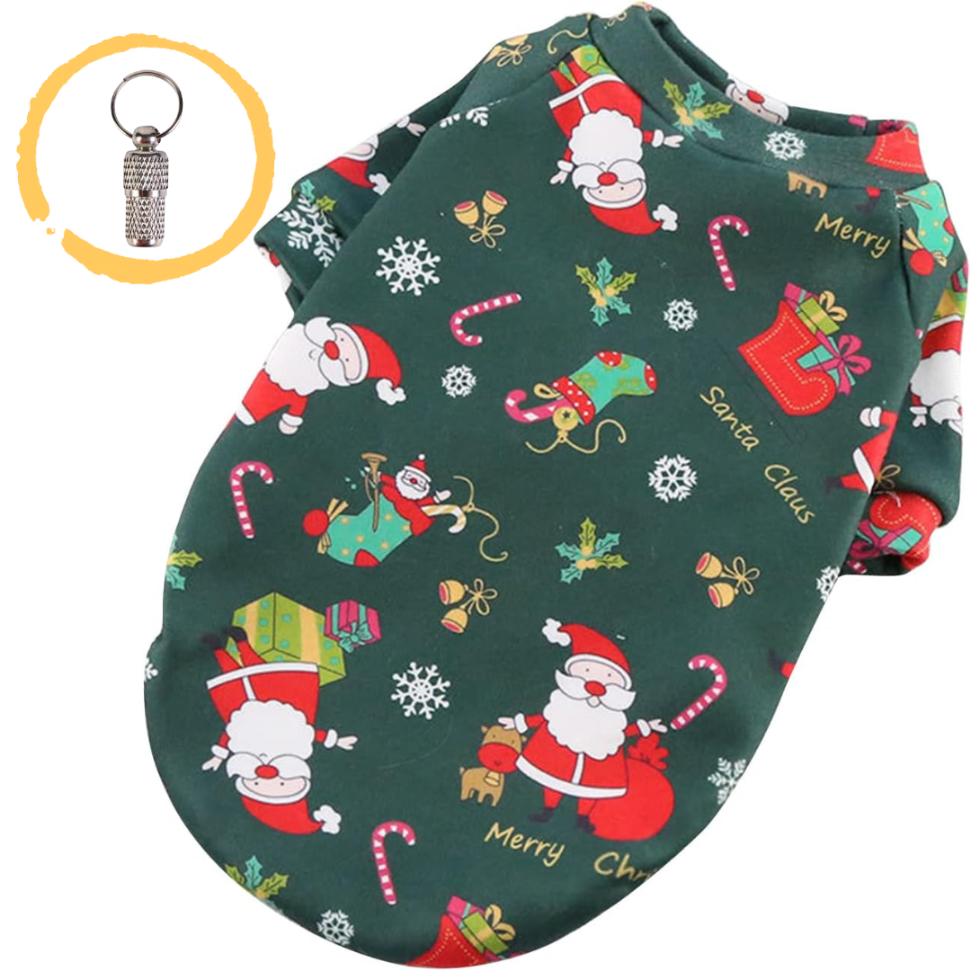Holiday Snuggle: Christmas Pajama Outfit (Green)