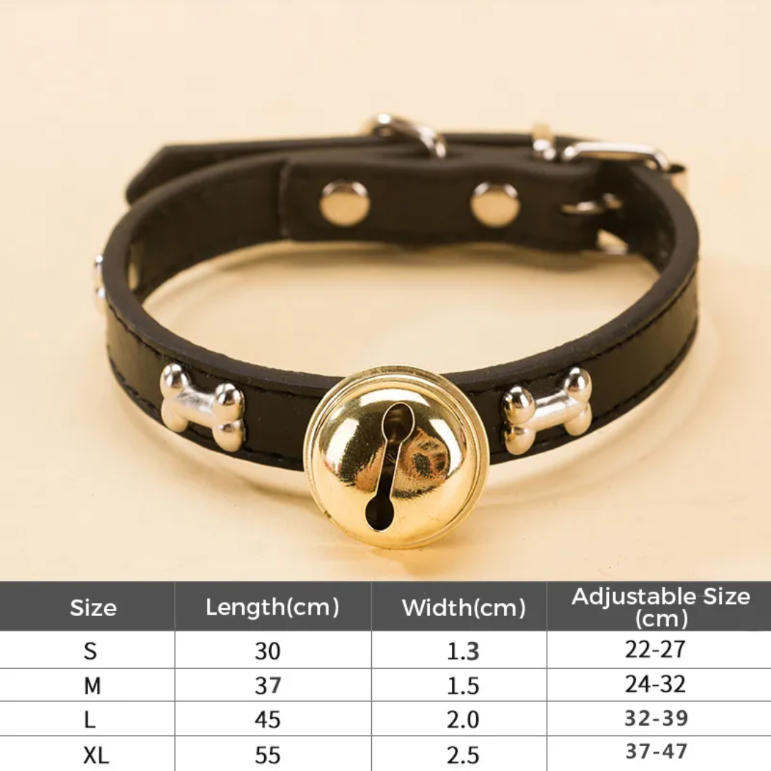 PETSARY Reflective Dog Collar with 1 Pcs Pet ID Colorful Cotton & Metal
