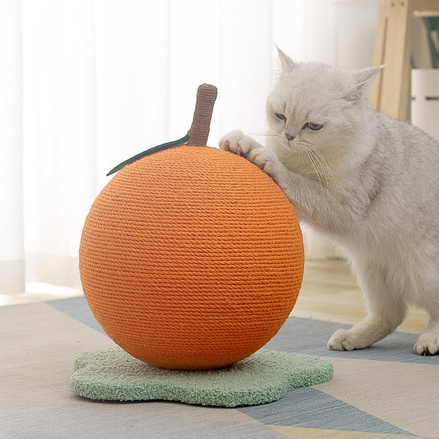 Cat Scratcher Orange Ball Game