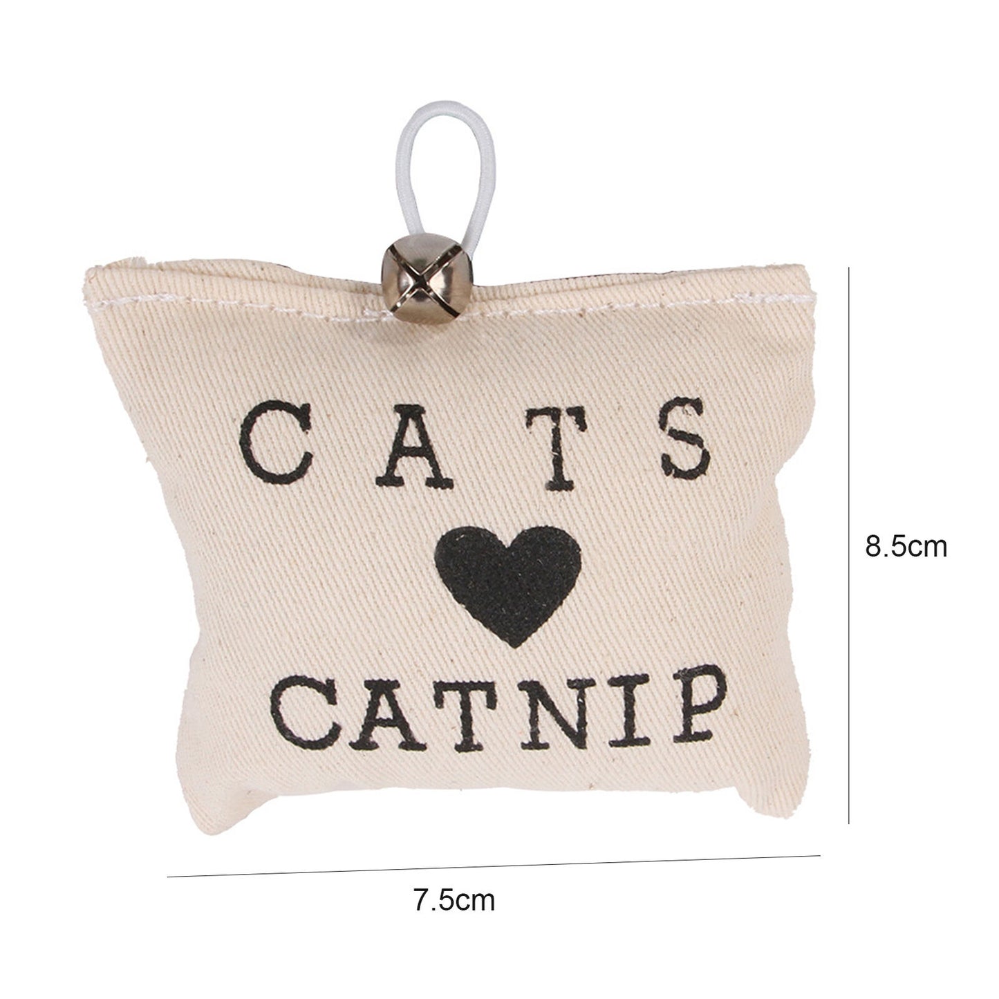 Jingle Purr-suit: Catnip Pouch with Bell – Your Kitty's Stylish Sack of Fun