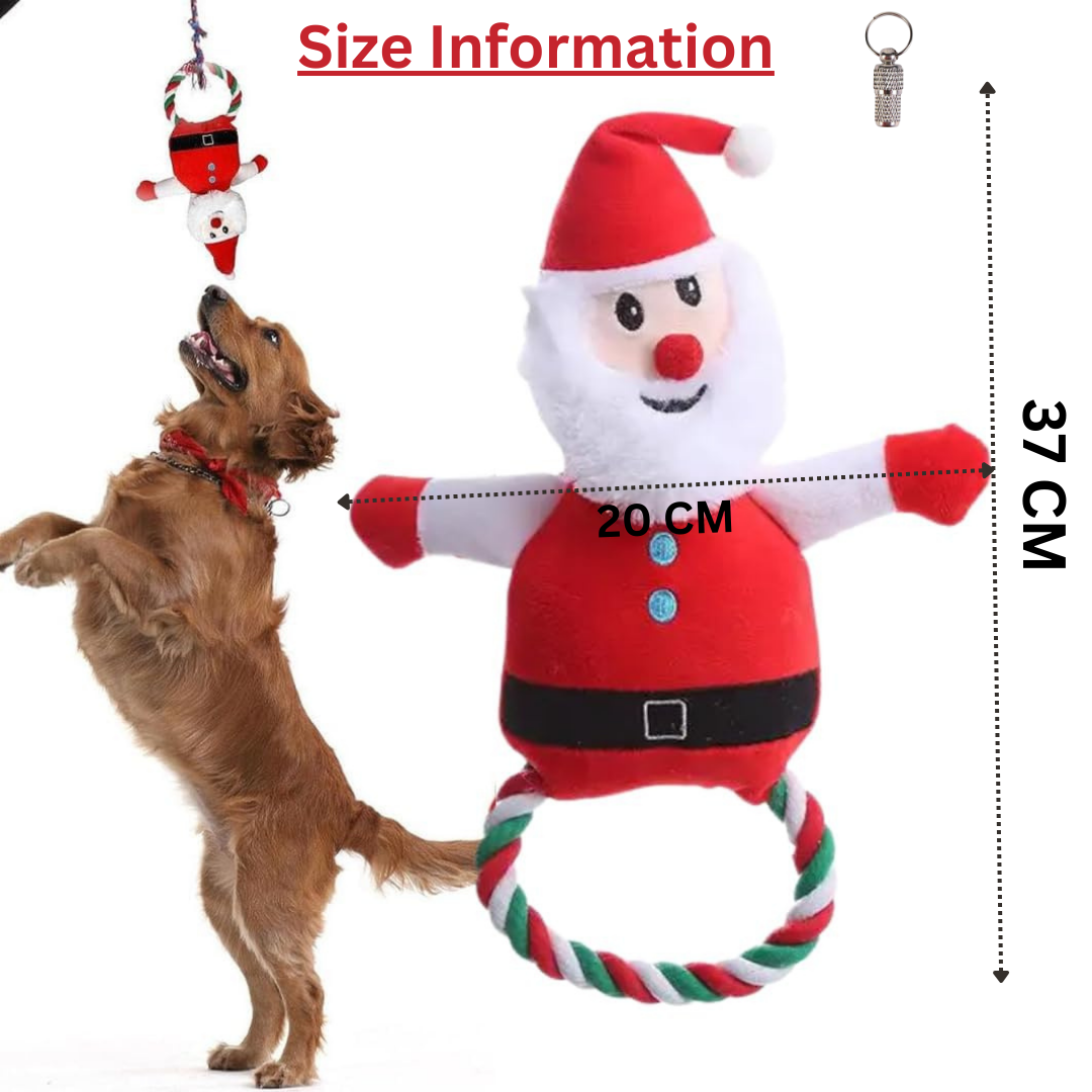 Plush Rope Father Christmas Toy