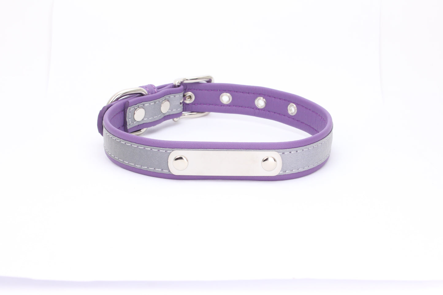 Radiance Collars: High Fiber Light Reflective (Purple, XS/S/M/L)