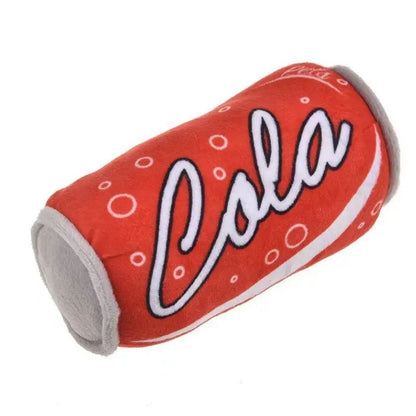 Novetly Plush Squeaky Toys (Cola Soda Can)