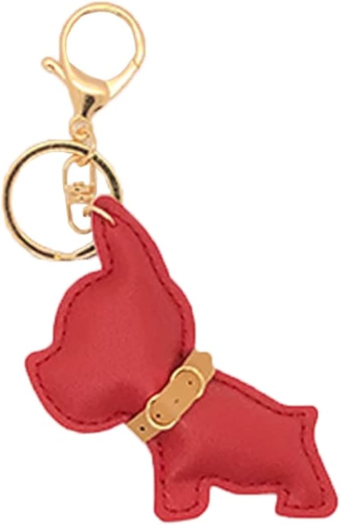 Chic Leather Keychain For Dog 