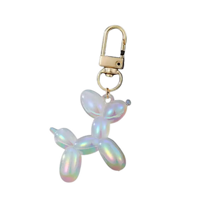 Peepsary : Balloon Dog Keychain: For all our Pet Lovers! (Pearl White)