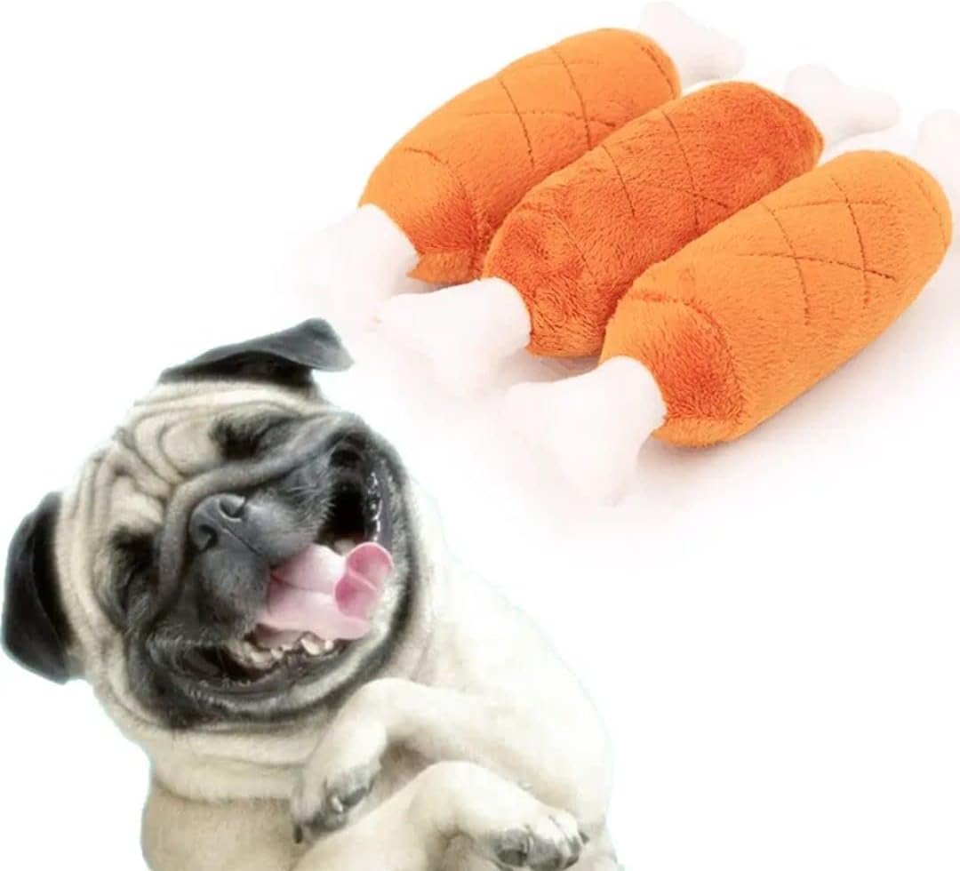 Meat Bone Plush Toy : Fetch, Play, Wag, Repeat!