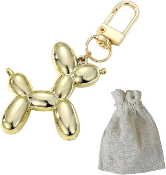 Peepsary : Balloon Dog Keychain: For all our Pet Lovers! (Gold)