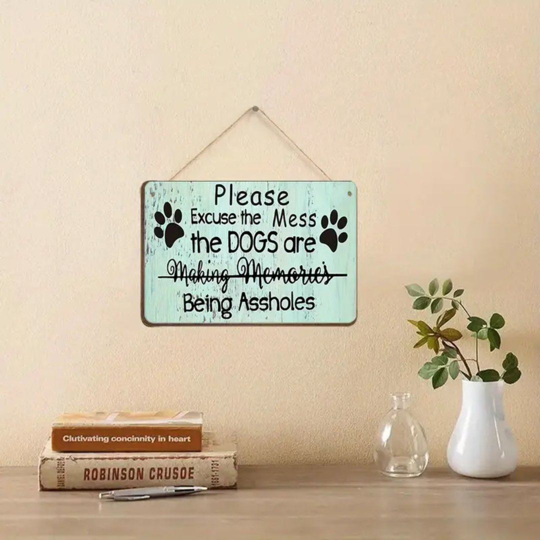 Funny Wooden Home Decor Signs