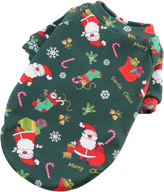 Holiday Snuggle: Christmas Pajama Outfit (Green)