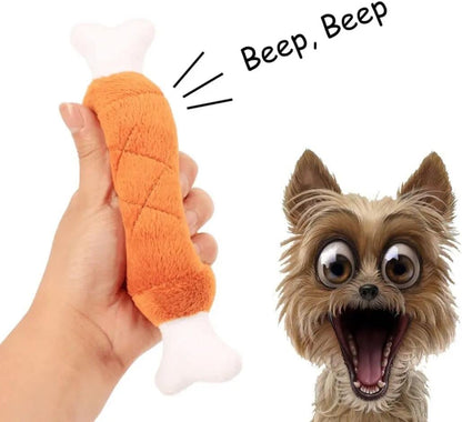 Meat Bone Plush Toy : Fetch, Play, Wag, Repeat!