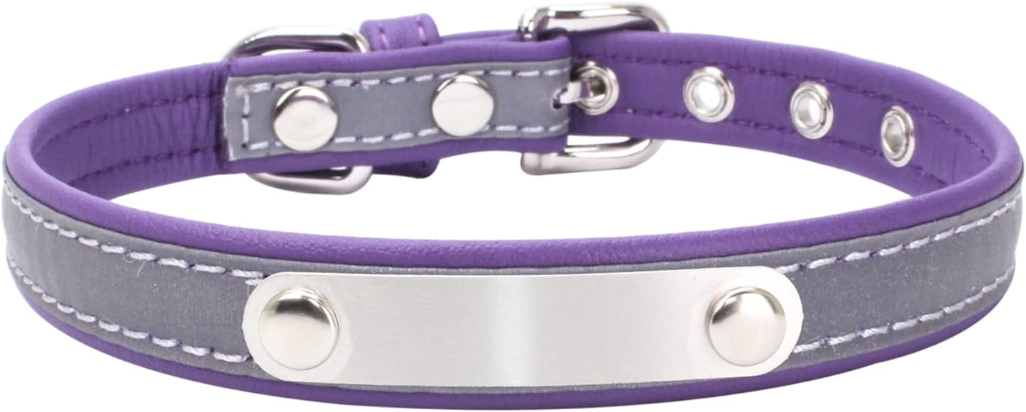 Radiance Collars: High Fiber Light Reflective (Purple, XS/S/M/L)