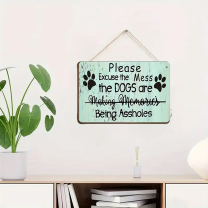 Funny Wooden Home Decor Signs
