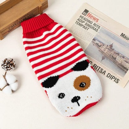 Panda Knitted Pet Holiday Sweater