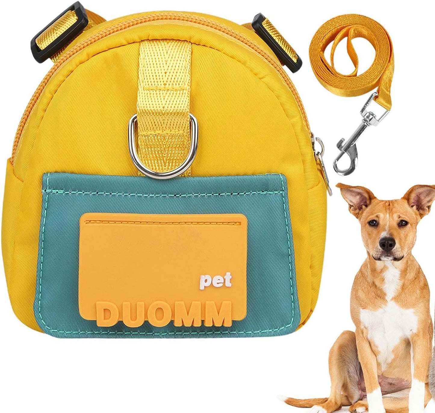 Sunshine Voyage Harness Backpack and Lead Set (Medium, Yellow)