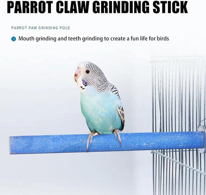 Petsary Sandy Bird Paws Paradise: Parrot Pedicure Perch! (Blue)