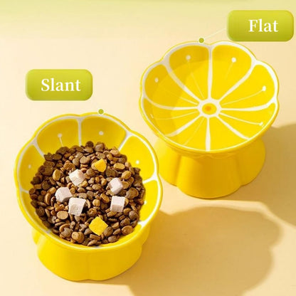 Lemon Delight Pet Bowl: A Zesty Twist to Mealtime