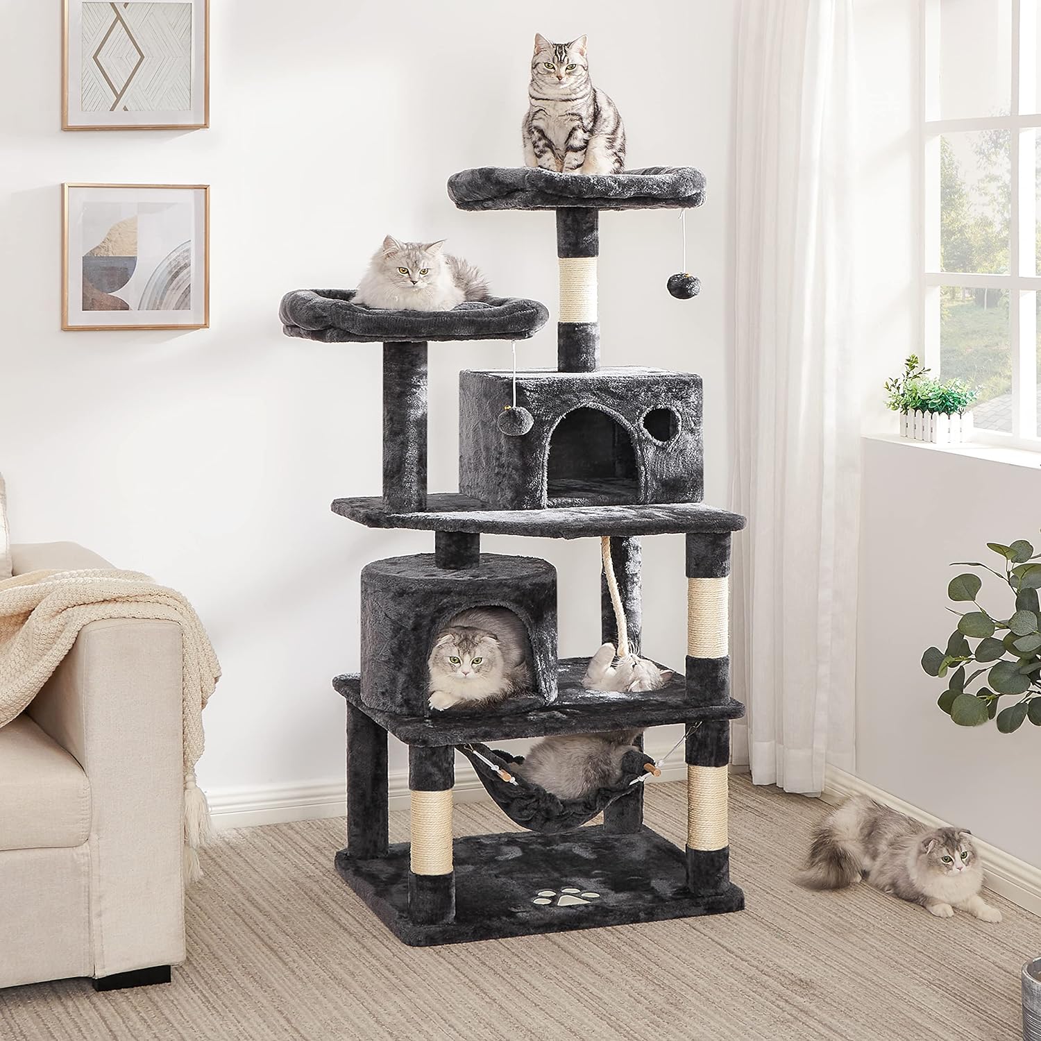 Luxury Feline Haven Cat Tree Cat Haven Cat Tree PETSARY PETSARY