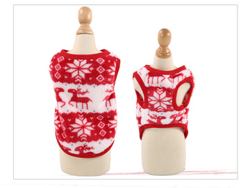 PETSARY Dog Christmas Poses and Heart Shapes Sweater with 1 Pcs Pet Gift