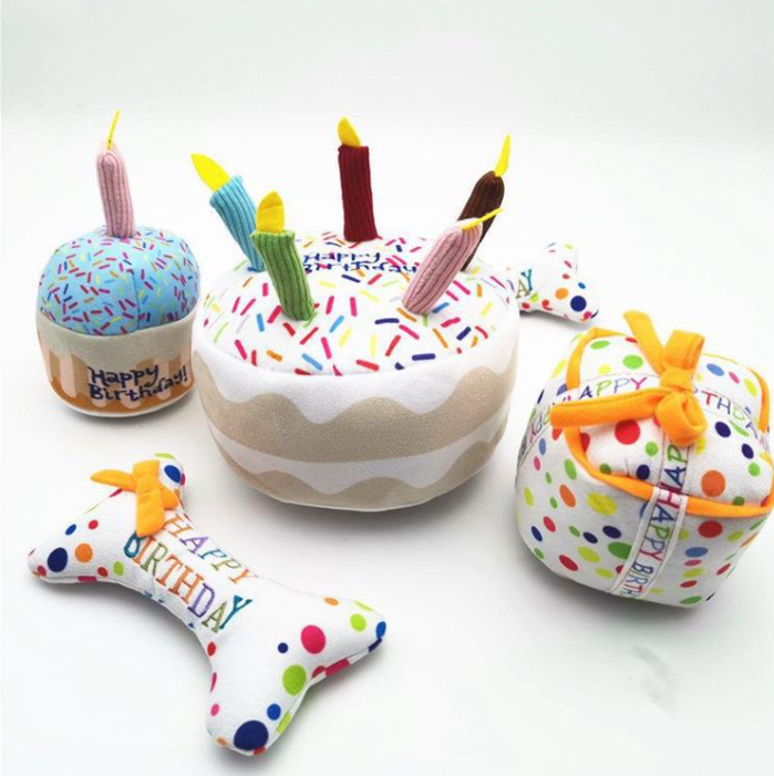 Birthday Cupcake Plush Toy