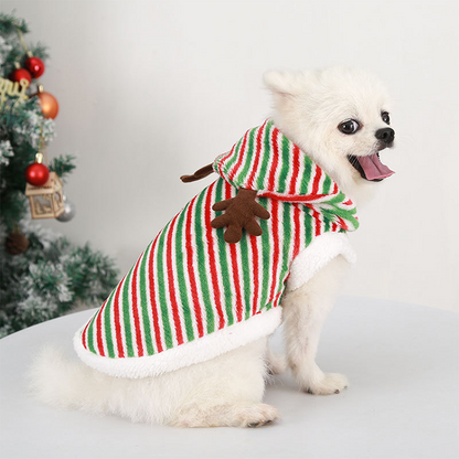 Petsary Elk Christmas Hoodie! (Candy Striped)