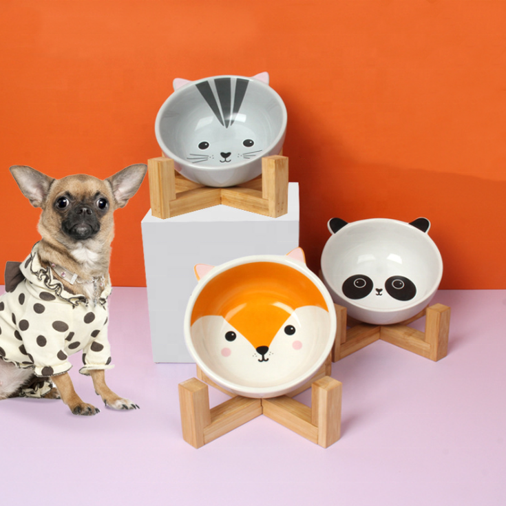 Petsary Panda Shaped Ceramic Bowl: Stylish Elevated Dining