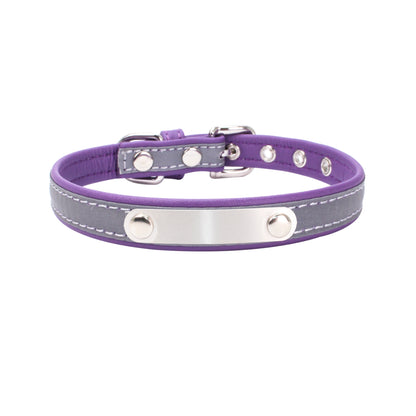 Radiance Collars: High Fiber Light Reflective (Purple, XS/S/M/L)