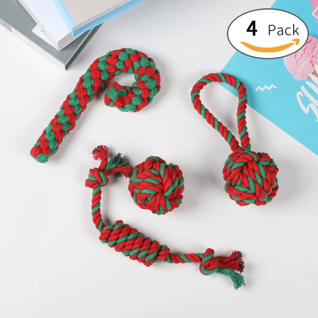 Candy Cane Rope Toys