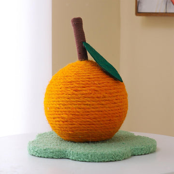 Citrus Bliss: The Orange Sisal Scratching Delight