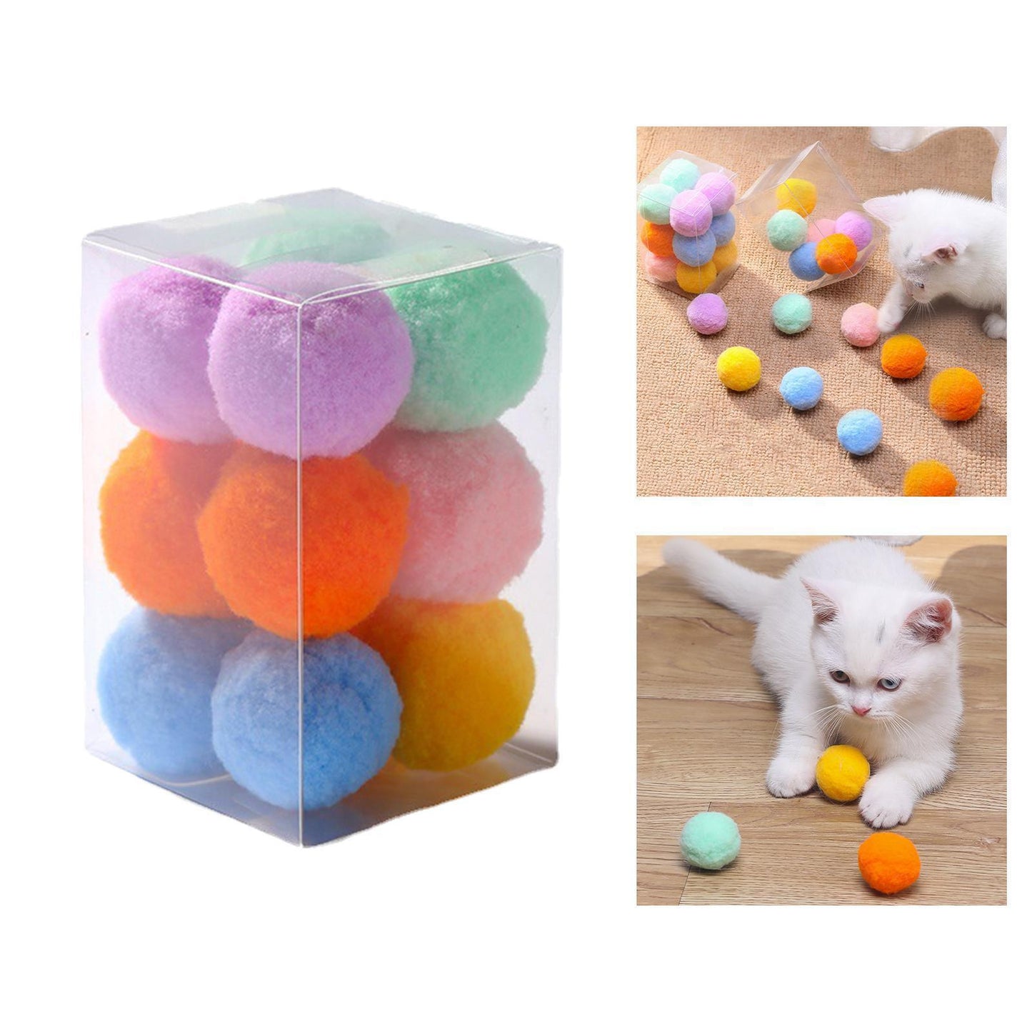 Cat Pom Pom Balls