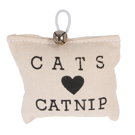 Jingle Purr-suit: Catnip Pouch with Bell – Your Kitty's Stylish Sack of Fun