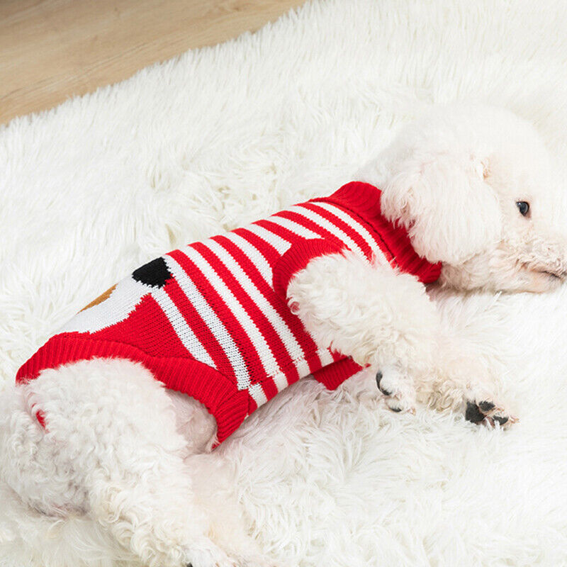 Panda Knitted Pet Holiday Sweater